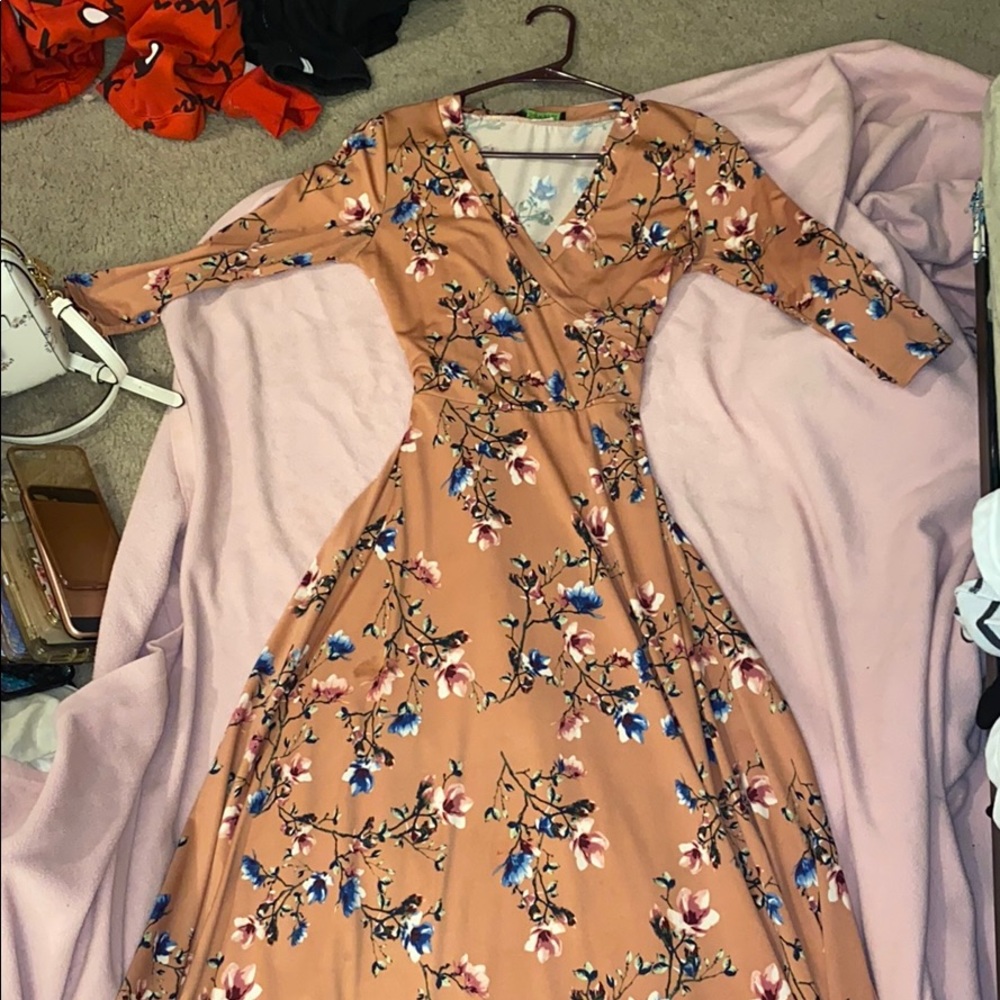 Floral maxi dress